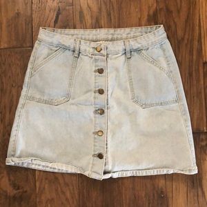 cute jean skirt